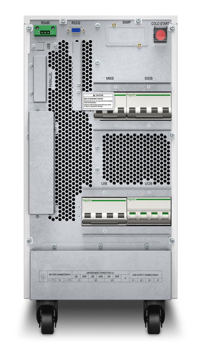 Easy UPS 3S 15 kVA 400 V 3:3 UPS For External Batteries
