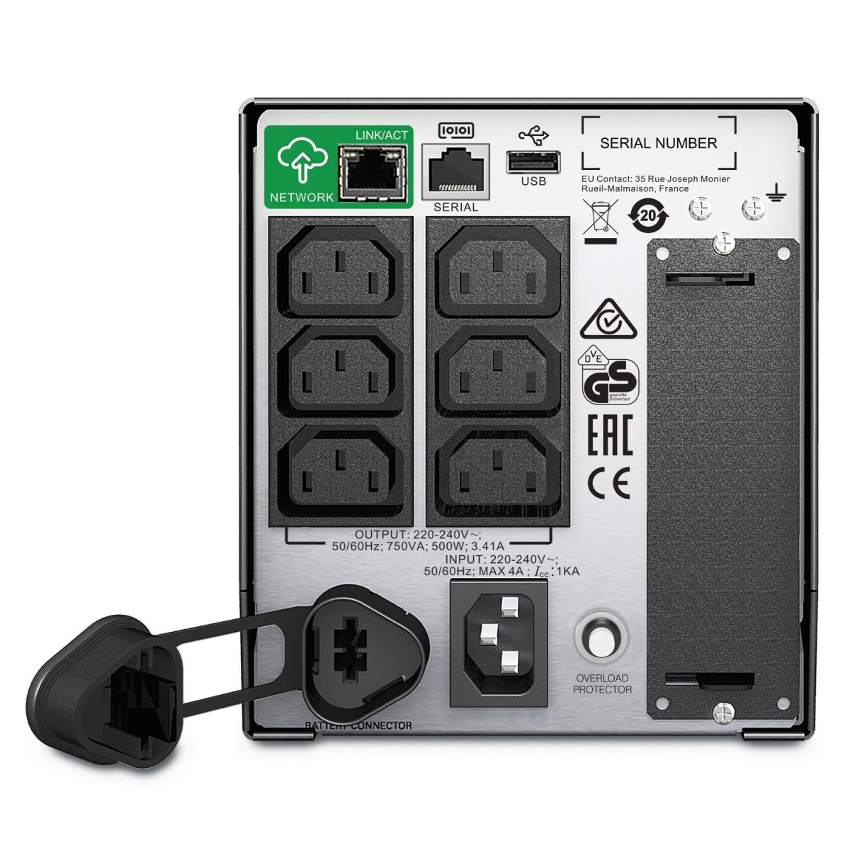 Smart-UPS 750VA LCD 230V with SmartConnect