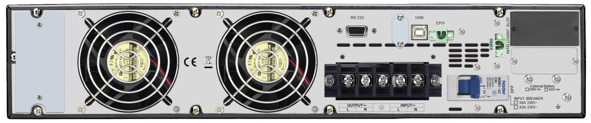 Easy UPS On-Line SRV RM 6000 VA 230V with Rail Kit
