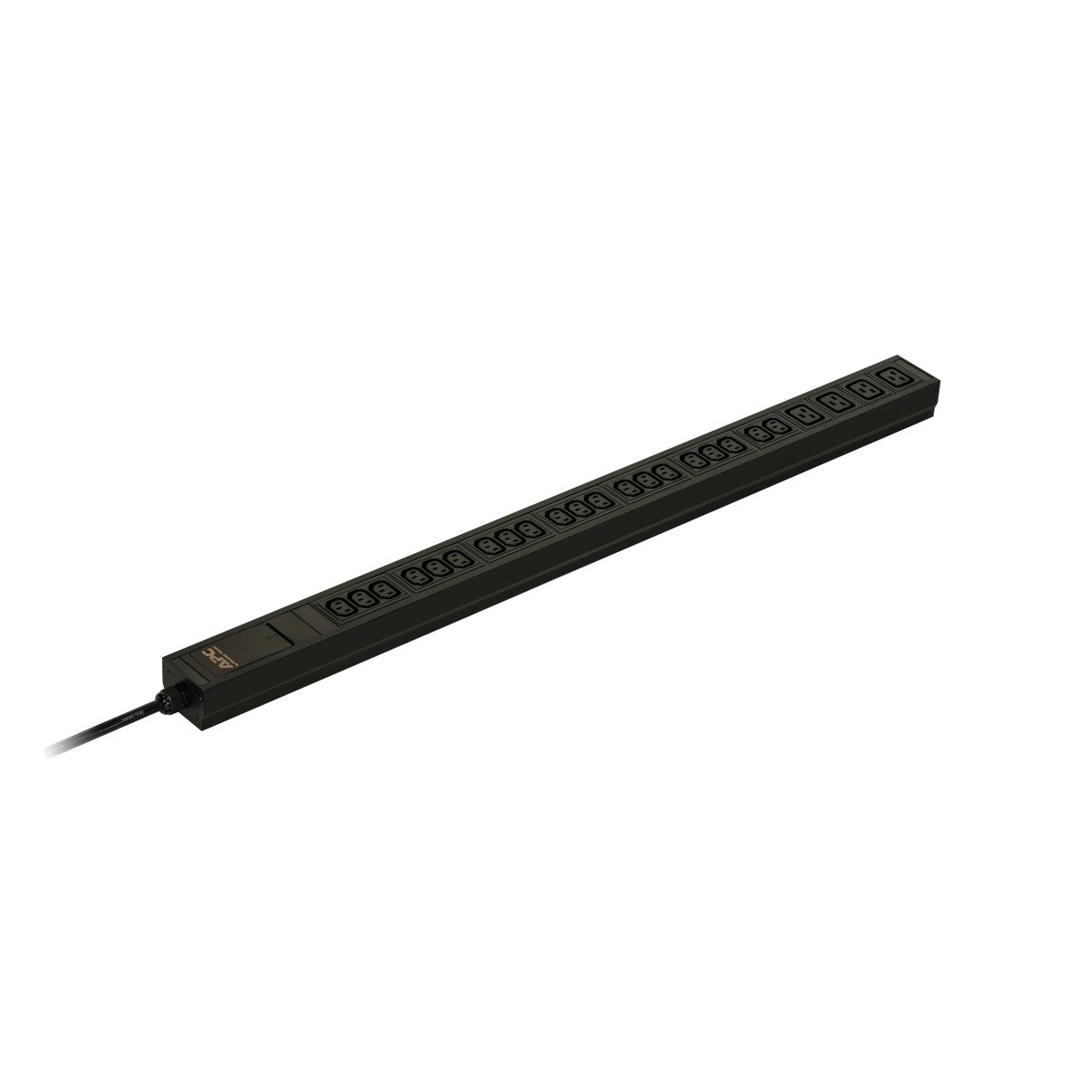 Easy PDU,Basic,ZeroU,16A,230V,(20)C13 & (4)C19; IEC309