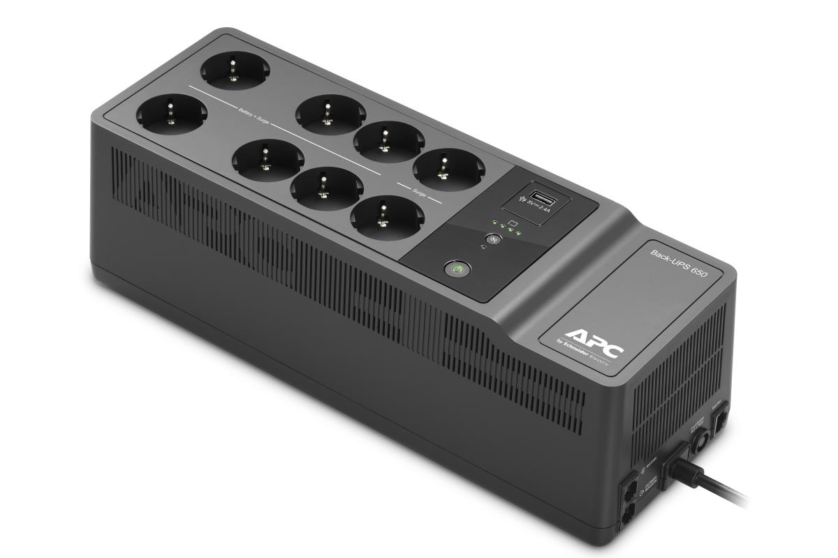 Back-UPS 650VA 400Watts 230V, 1 USB Charging Port German