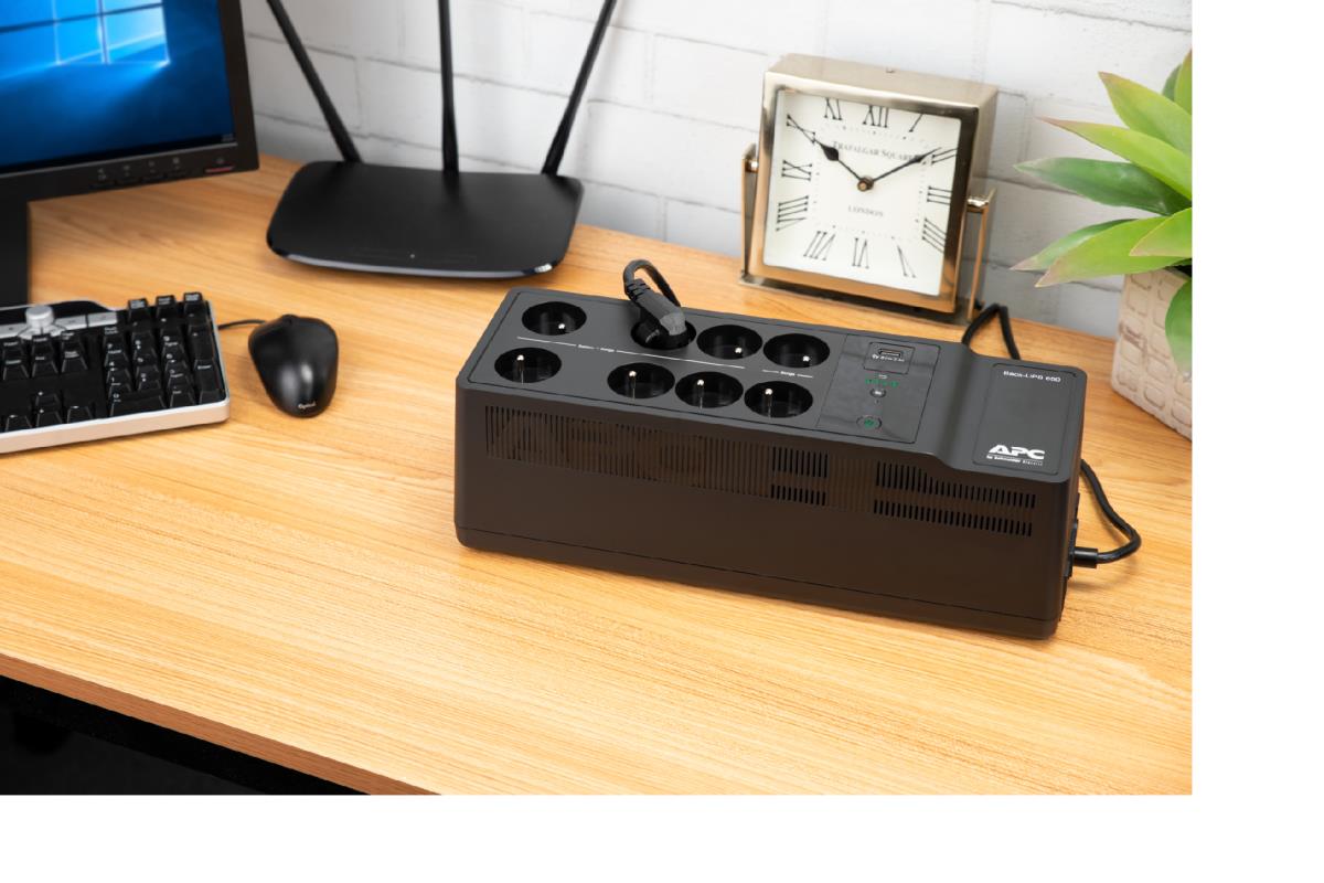 Back-UPS 650VA 400Watts 230V, 1 USB Charging Port German