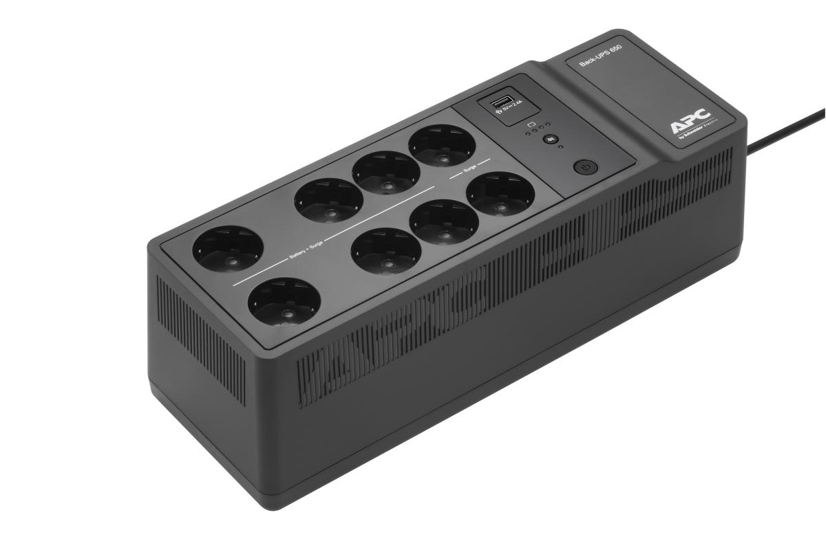 Back-UPS 650VA 400Watts 230V, 1 USB Charging Port German