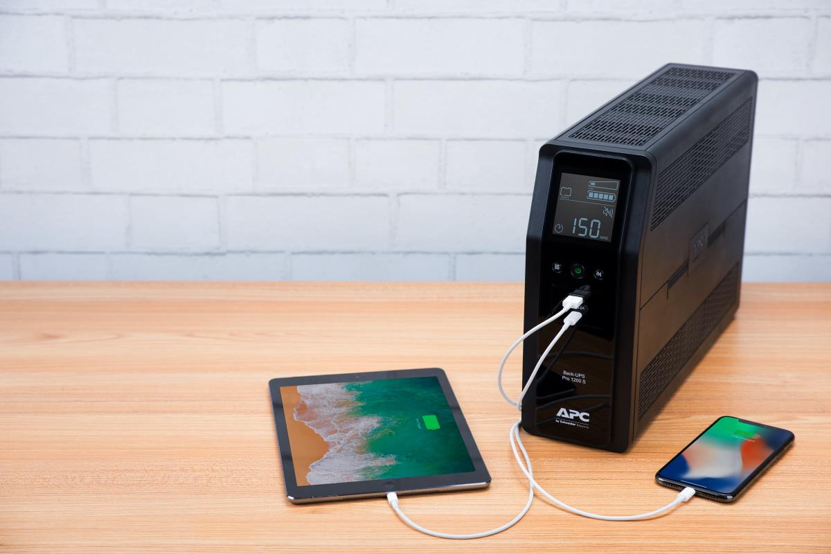 Back-UPS Pro BR 1200VA 720Watts Sinewave,8 Outlets, AVR, LCD Interface