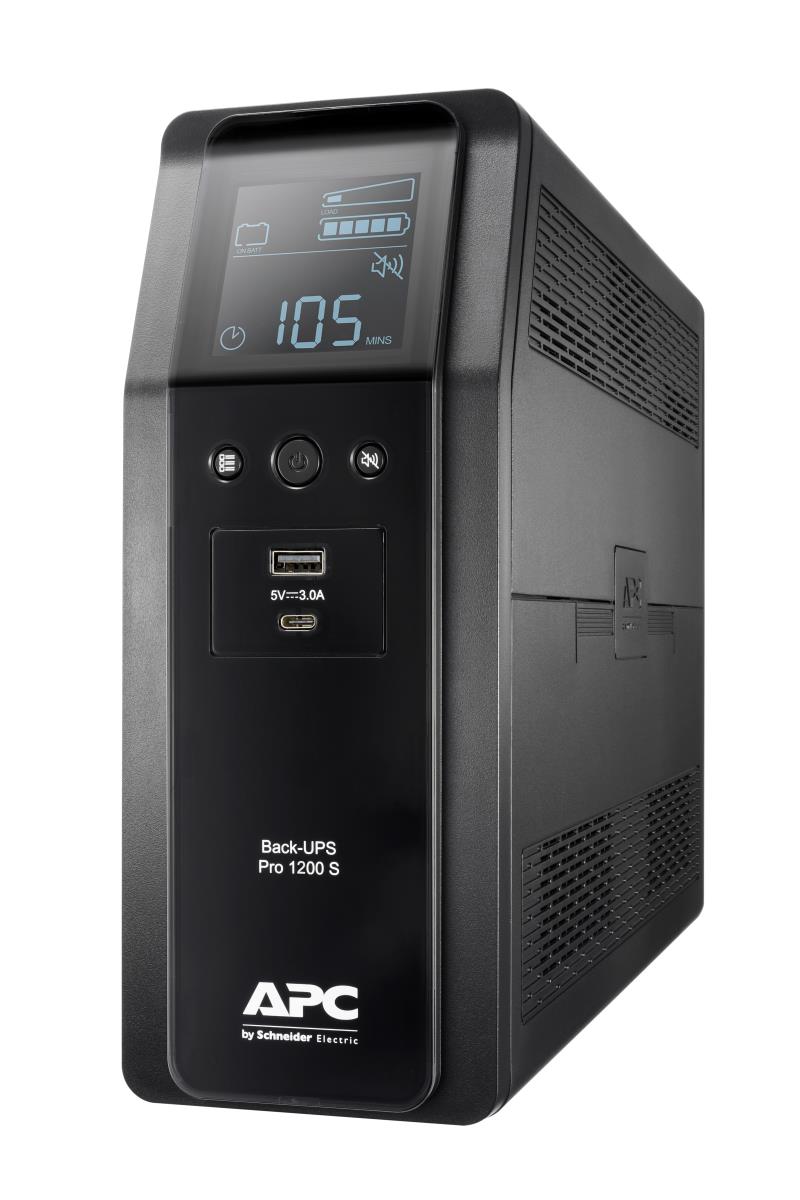 Back-UPS Pro BR 1200VA 720Watts Sinewave,8 Outlets, AVR, LCD Interface