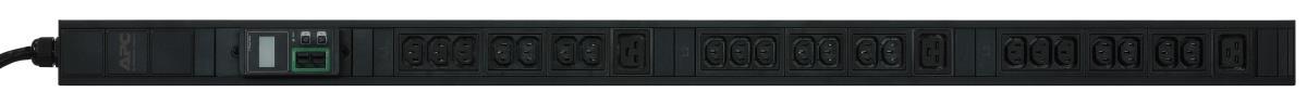 Easy PDU, Metered, Zero U, 11kW, 230V, (21) C13 & (3) C19;IEC309