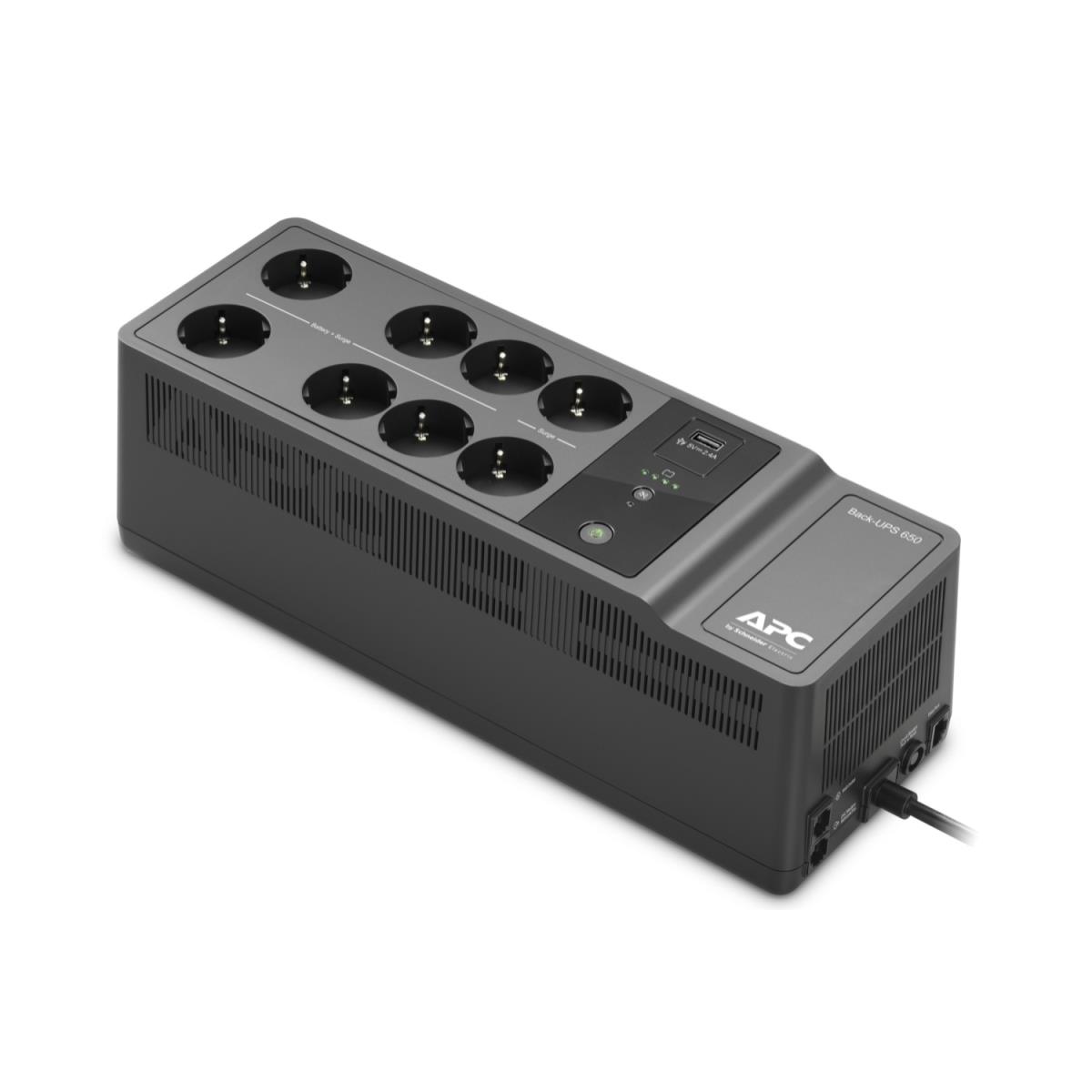 Back UPS 650VA, 230V, 1 USB Charging Port Spain