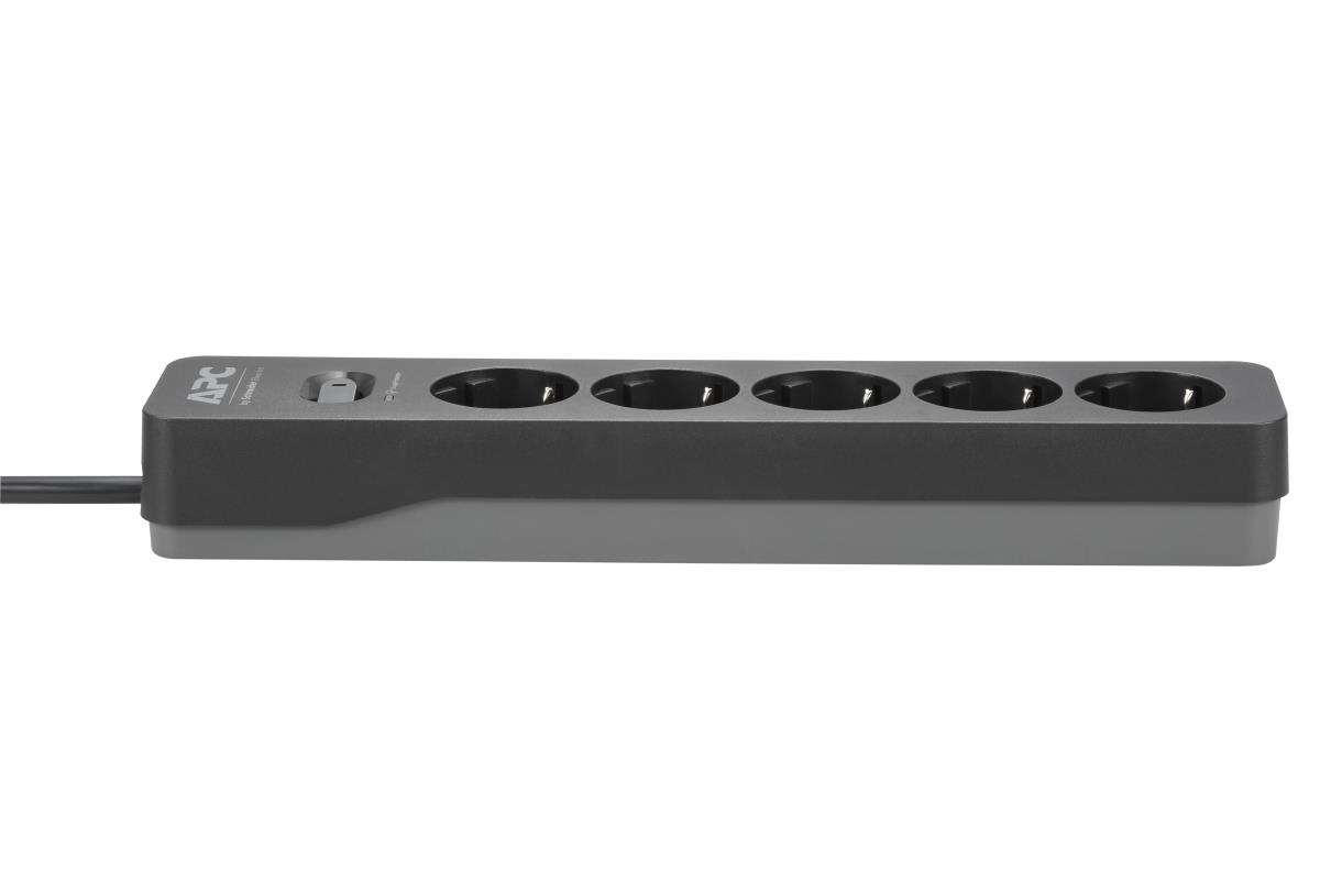 Essential SurgeArrest 5 Outlet Black 230V Germany
