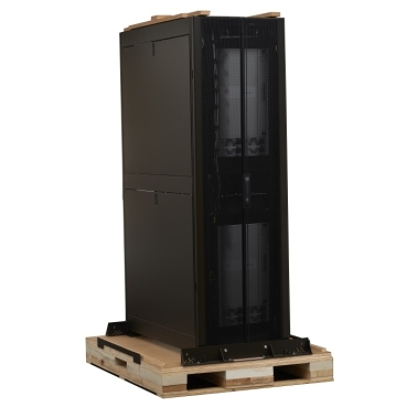 NetShelter SX3K 42U 600mm W x 1200mm D Enclosure with Sides Black, 3500lb Shock Package, No Ramp