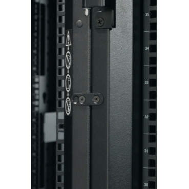 NetShelter SX3K 42U 600mm W x 1200mm D Enclosure with Sides Black, 3500lb Shock Package, No Ramp