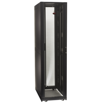 NetShelter SX3K 42U 600mm W x 1200mm D Enclosure with Sides Black, 3500lb Shock Package, No Ramp