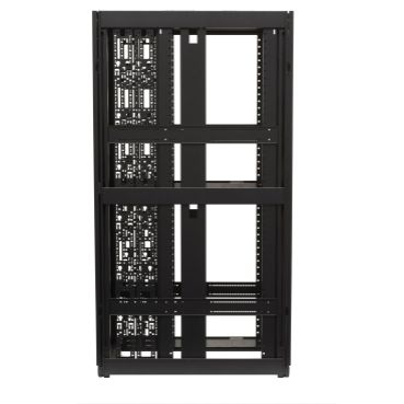 NetShelter SX3K 42U 600mm W x 1200mm D Enclosure with Sides Black, 3500lb Shock Package, No Ramp