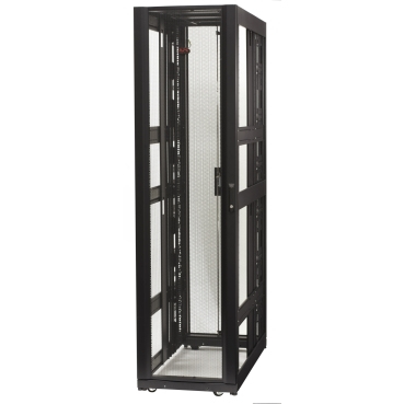 NetShelter SX3K 42U 600mm W x 1200mm D Enclosure with Sides Black, 3500lb Shock Package, No Ramp