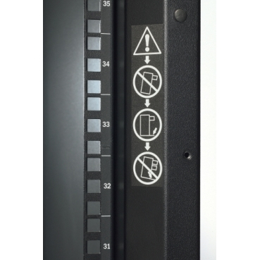 NetShelter SX3K 42U 600mm W x 1200mm D Enclosure with Sides Black, 3500lb Shock Package, No Ramp