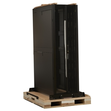 NetShelter SX3K 42U 600mm W x 1200mm D Enclosure with Sides Black, 3500lb Shock Package, No Ramp