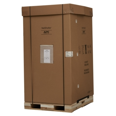 NetShelter SX3K 42U 600mm W x 1200mm D Enclosure with Sides Black, 3500lb Shock Package, No Ramp