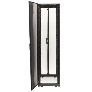 NetShelter SX3K 42U 600mm W x 1200mm D Enclosure with Sides Black, 3500lb Shock Package, No Ramp
