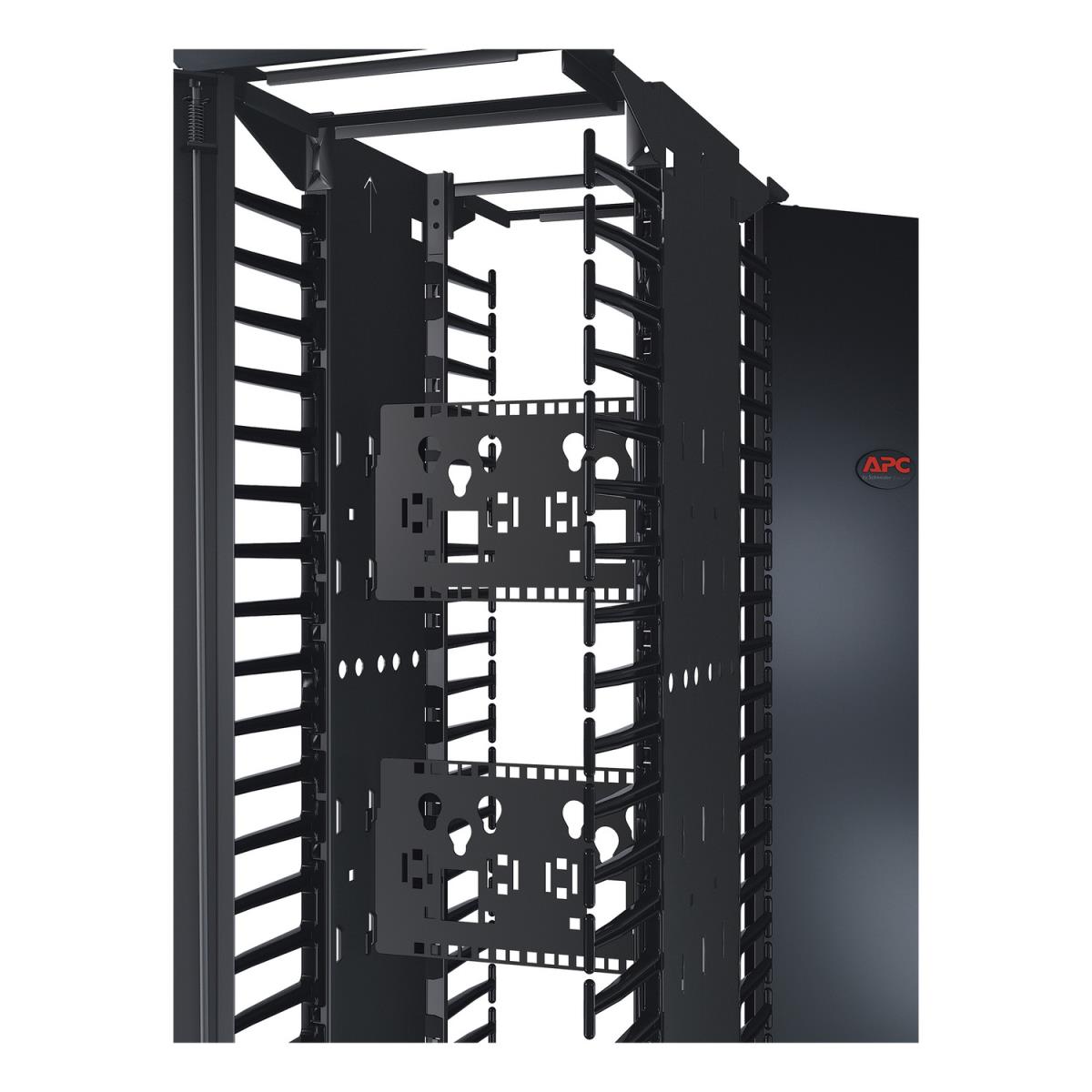 Performance, Midspan Accessory Bracket for 12in Wide Double-Sided Vertical Cable Manager (2 Per Kit)