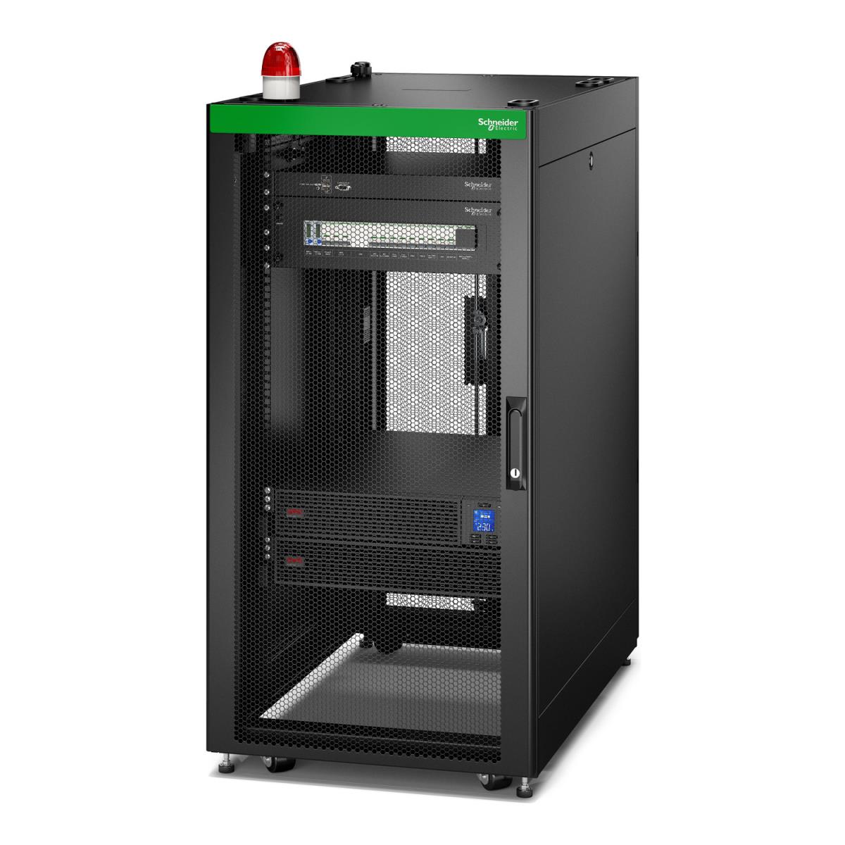 Base Enclosure Config (Ventilated 24U Easy Rack SRVPM3K PDP Energy Meter Local Management Lighting)