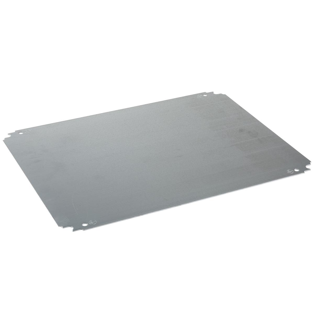 Plain mounting plate H800xW600mm Made Of Galvanised Sheet Steel