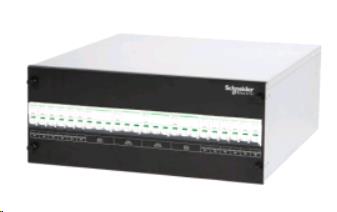 Power Distribution Panel, Supporting 2N UPS, 4U, 230/400V, Black, 438x175x460mm