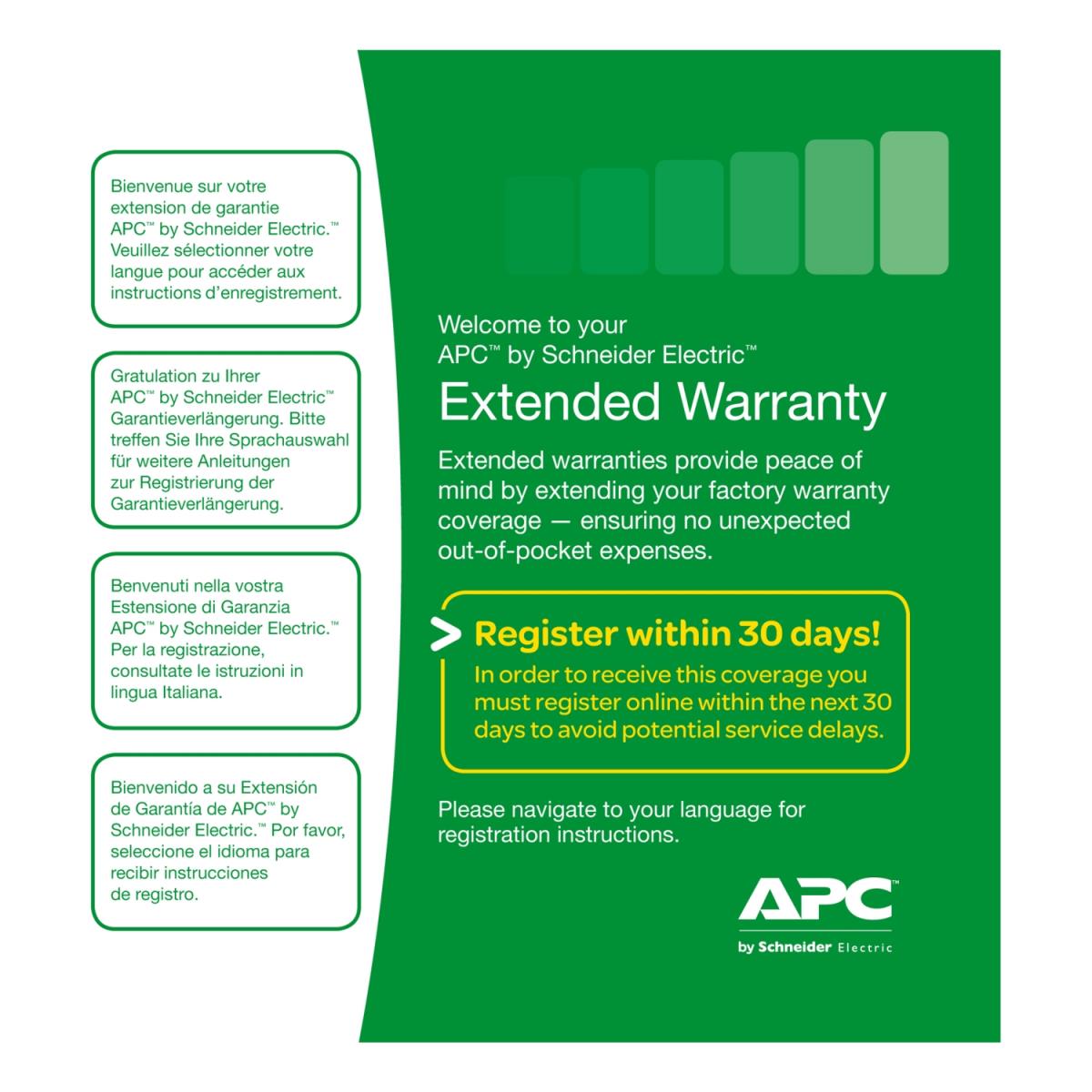 Extended Warranty 1 Year for (1) Easy UPS SRV/ SRVS Level 01