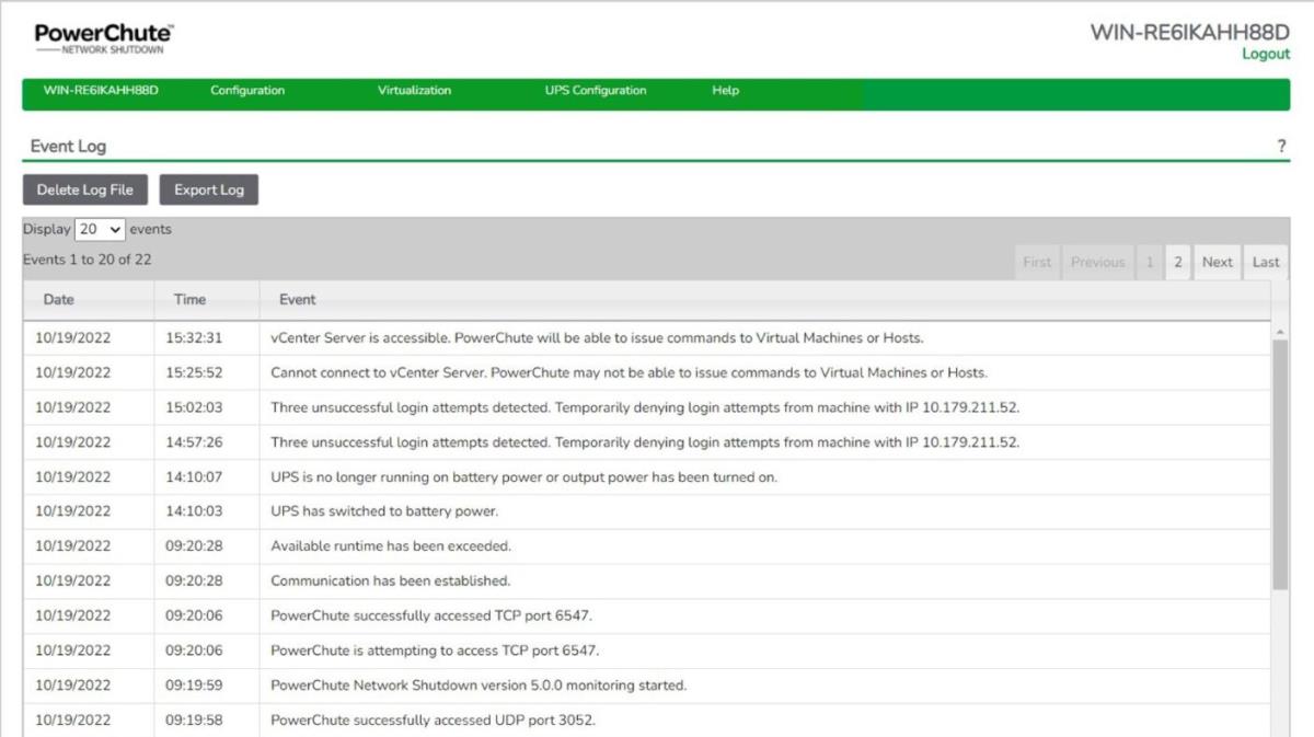 PowerChute Network Shutdown (V4.5) - Subscription Licence 1 Node 5 Years