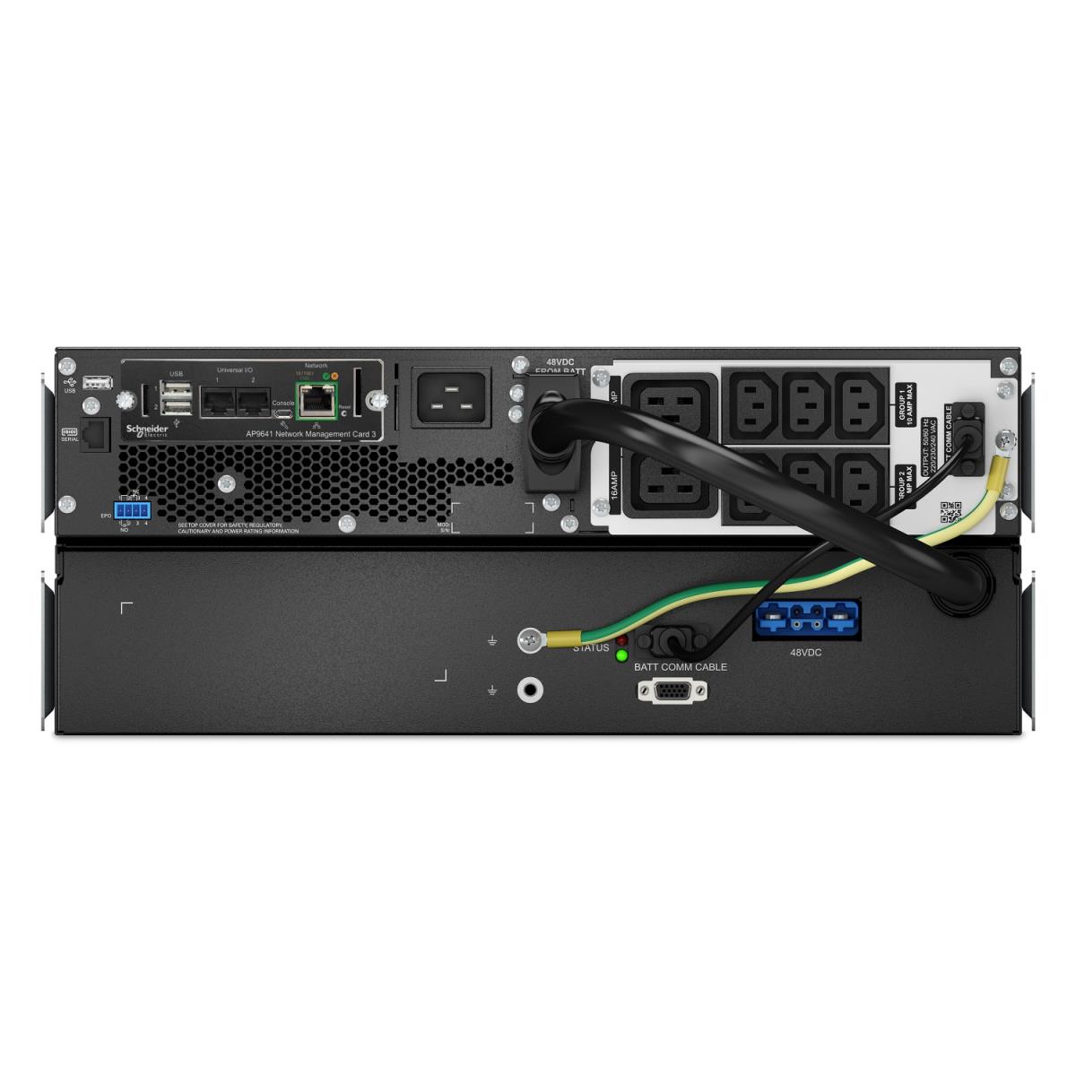 Smart-UPS SRT Lithium Ion 3000VA RM 4U 230V Long Runtime with Network Card