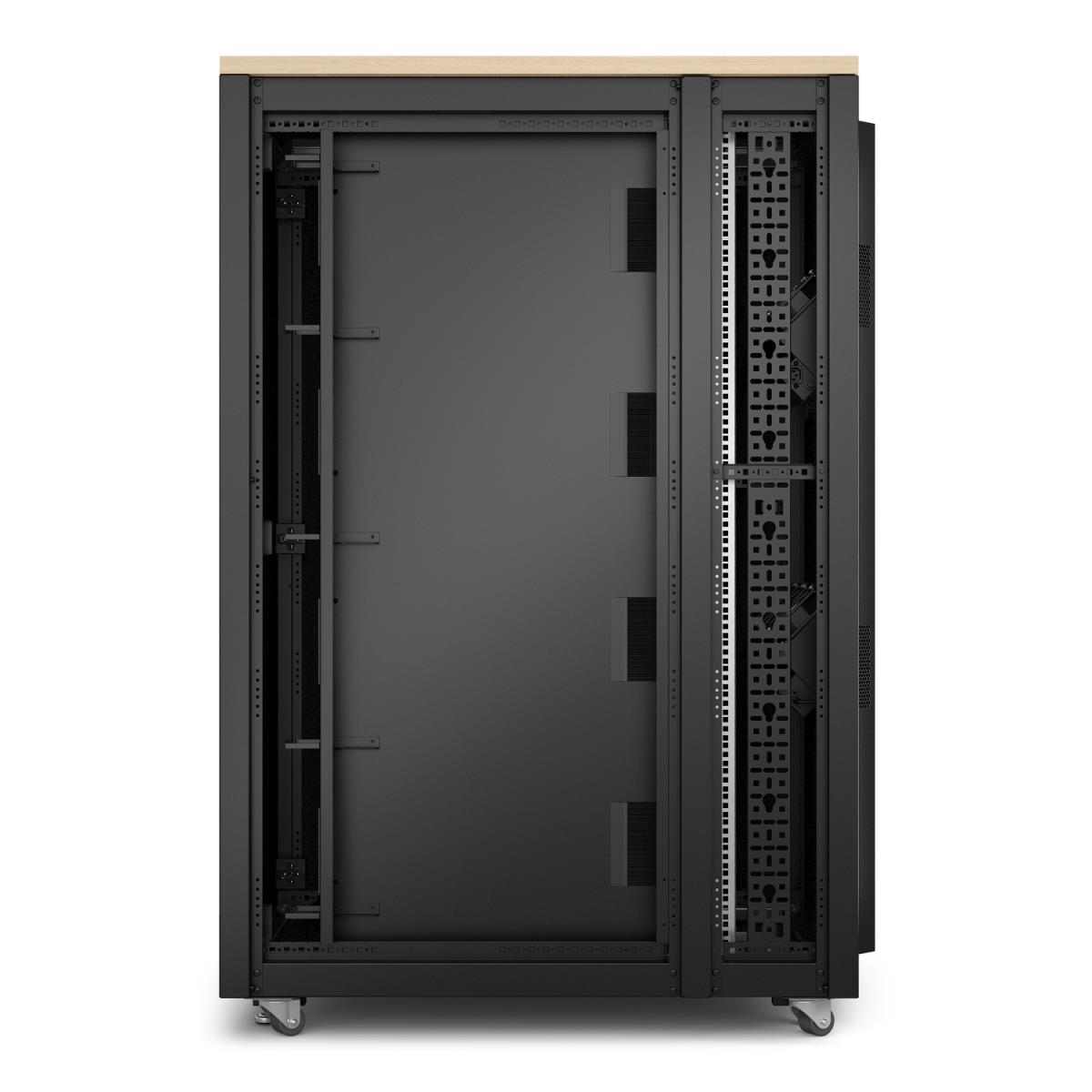 NetShelter Soundproof Server Rack 32U 230V 1666H x 750W x 1134D mm Maple