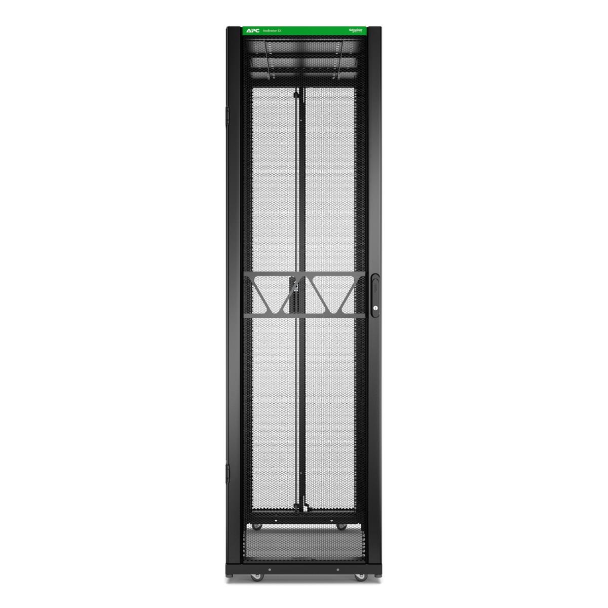 NetShelter SX Server Rack Gen 2, 45U, 2124H x 600W x 1200D mm, with Sides - Black