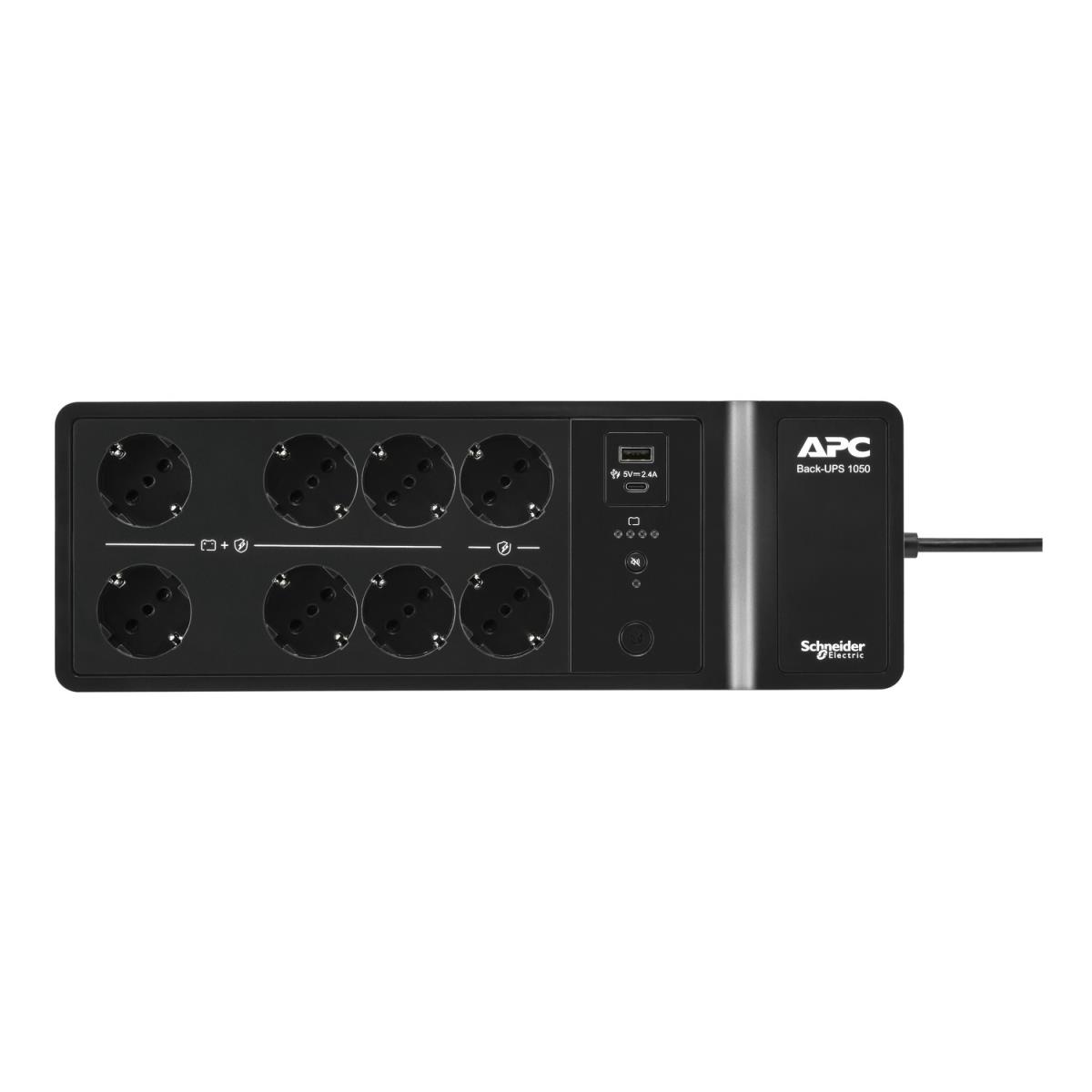Back-UPS, 1050VA/600W 8 Italian Outlets 230v USB Type-C And A Charging Ports
