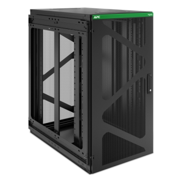 NetShelter 24U Wallmount Rack Enclosure Cabinet Side Mount UPS Depth