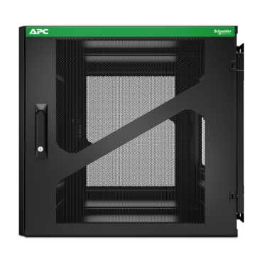 NetShelter 12U Wallmount Rack Enclosure Cabinet Side Mount UPS Depth