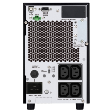 Easy UPS On-Line, 2000VA/1800W, Tower, 230V, 4x IEC C13 outlets, Intelligent Card Slot, LCD, Extended runtime
