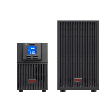 Easy UPS On-Line, 3kVA/2700W, Tower, 230V, 6x IEC C13 + 1x IEC C19 outlets, Intelligent Card Slot, LCD, Extended runtime