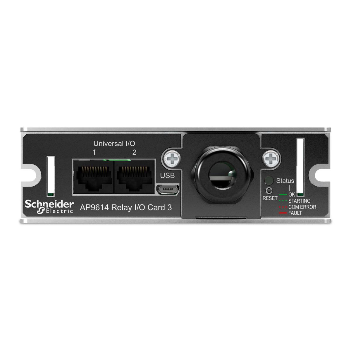 Dry Contact I/O Card, Monitor External UPS Environmental Sensors, Output Relays, And Input Contac