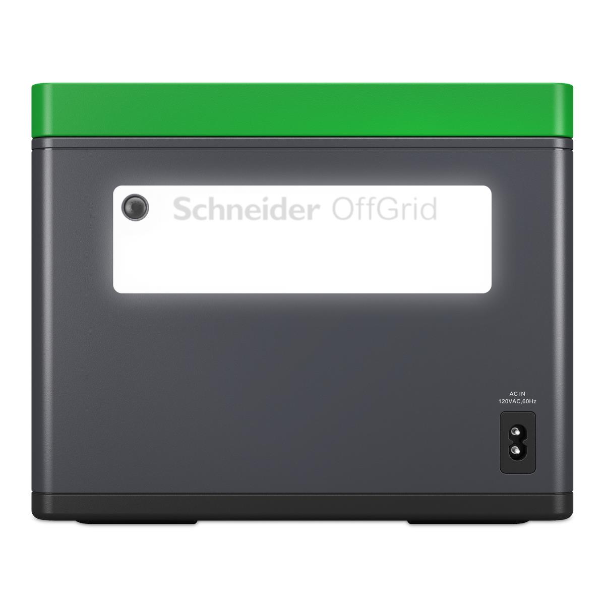 Schneider OffGrid Portable Power Station 500, 230V, 517Wh Lithium-ion, LCD, UK Type G Plug, Sinewave, 3 USB-A, 2 USB-C, Wireless Charger