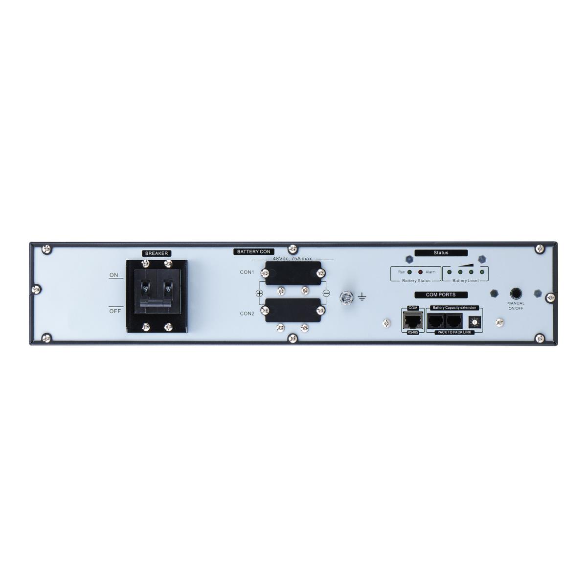 Easy UPS Lithium-ion External Battery Pack for 1/2/3kVA SRVL Extended Runtime Model, 48V 2400Wh, 2U Rackmount