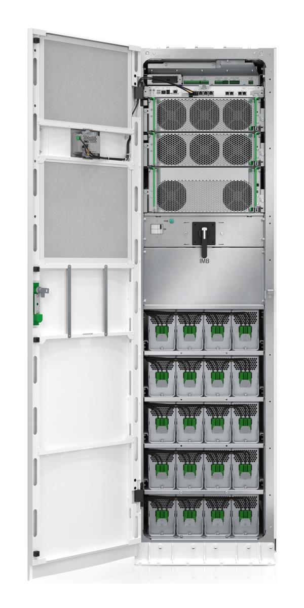 Galaxy VS UPS 30kW 208V, 3 Internal 9Ah Smart Modular Battery Strings, Expandable to 5, Start-up 5x8