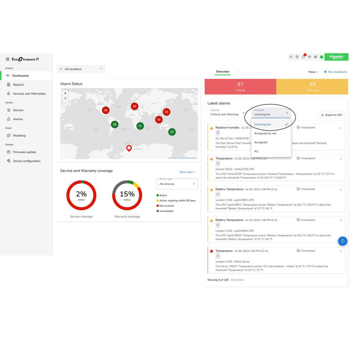 Subscription, Ecostruxure IT Expert, 5 Years, Digital, Remote Monitoring And Management Of Data Centers