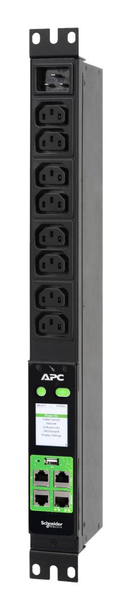 Easy Metered Rack PDU, 1U, 16A, 230V, 8 C13 outlets
