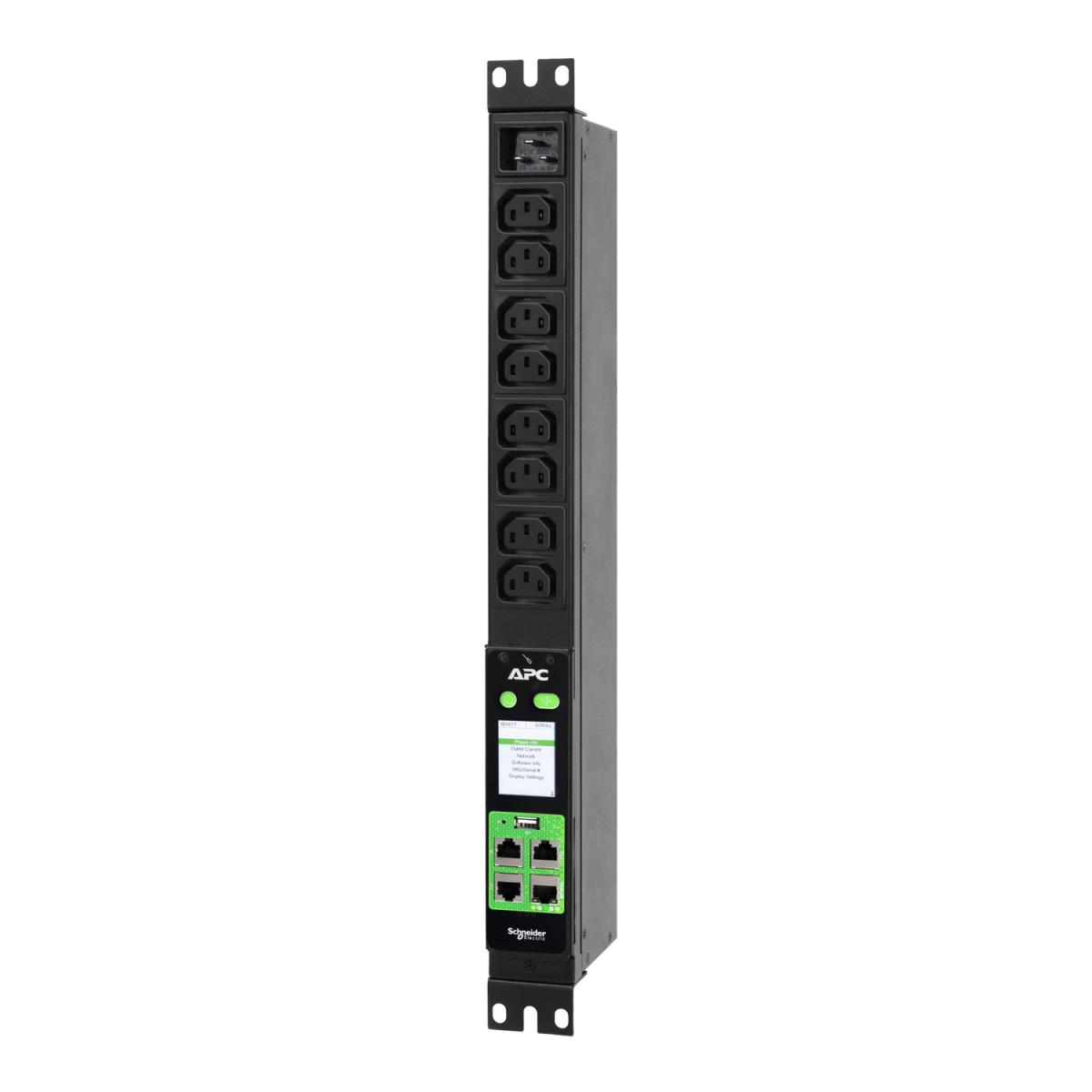 Easy Metered Rack PDU, 1U, 16A, 230V, 8 C13 outlets