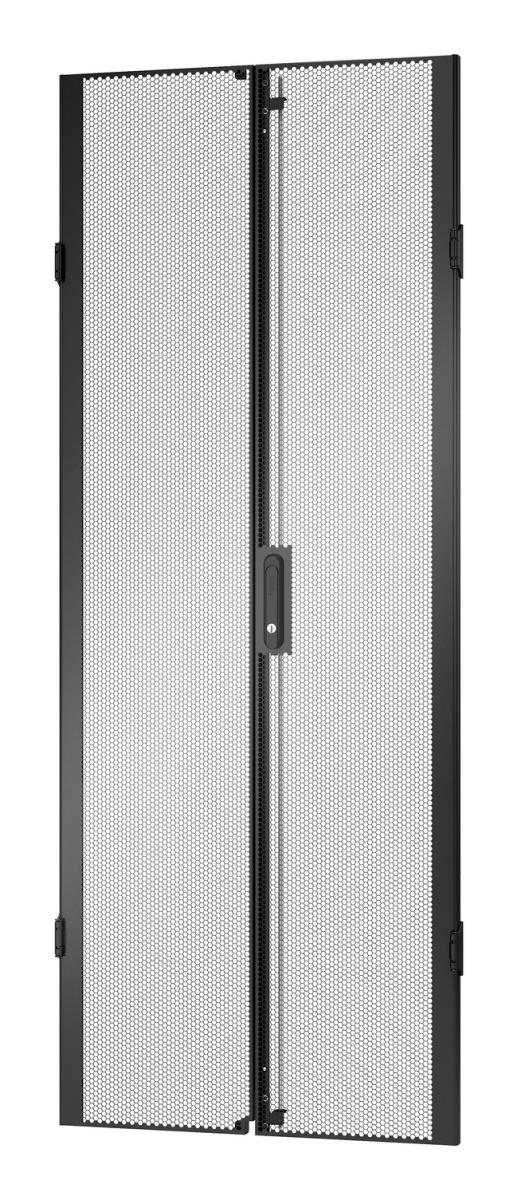 NETSHELTER SX GEN2 42U 750MM WIDE PERFORATED SPLIT DOORS BLAC