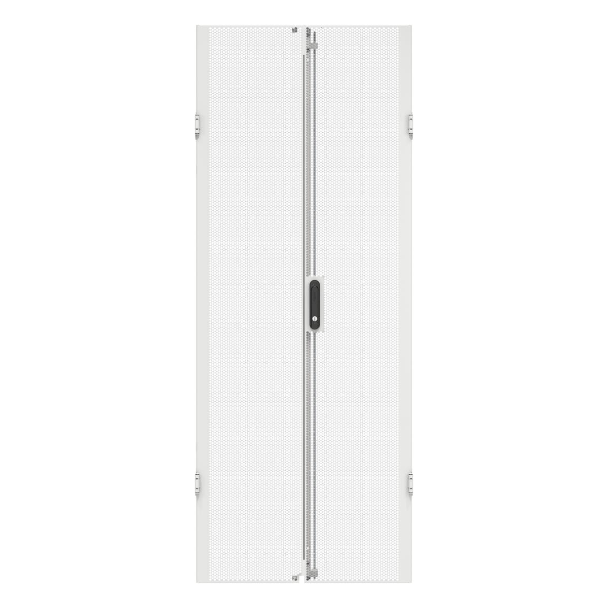 NETSHELTER SX GEN2 42U 750MM WIDE PERFORATED SPLIT DOORS BLAC