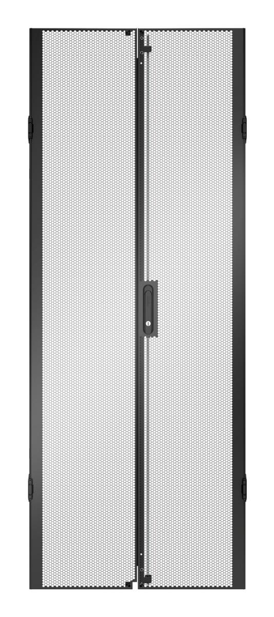 NETSHELTER SX GEN2 42U 750MM WIDE PERFORATED SPLIT DOORS BLAC