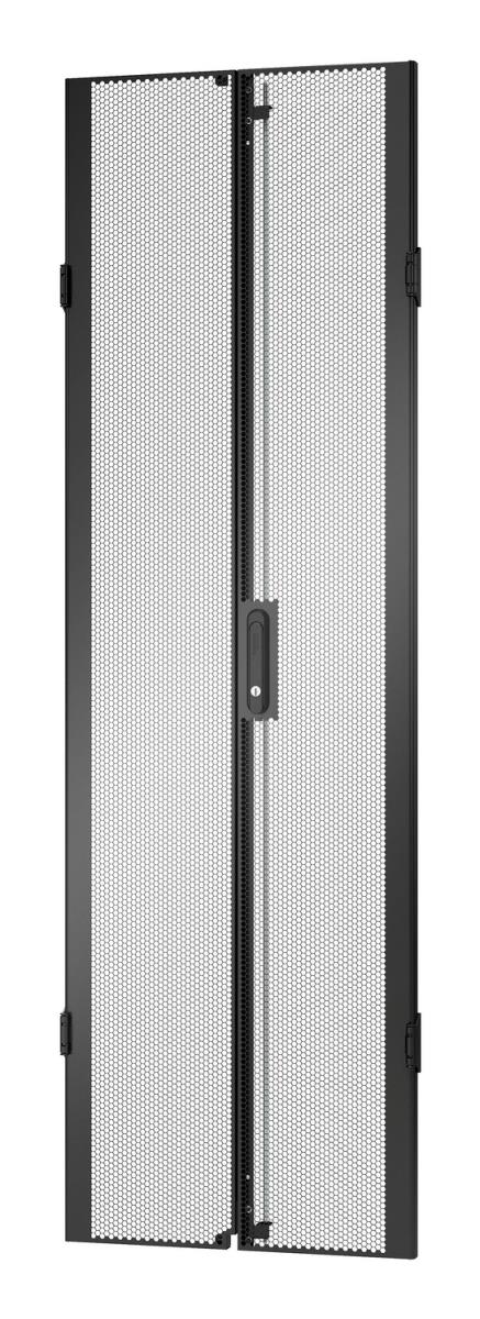 NETSHELTER SX GEN2 42U 600MM WIDE PERFORATED SPLIT DOORS BLAC