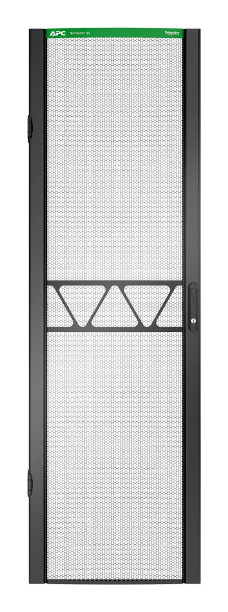 NETSHELTER SX GEN2 42U 600MM WIDE PERFORATED CURVED DOOR BLAC