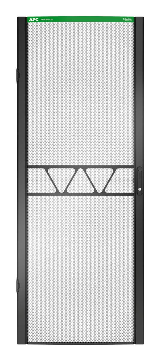 NETSHELTER SX GEN2 42U 750MM WIDE PERFORATED CURVED DOOR BLAC