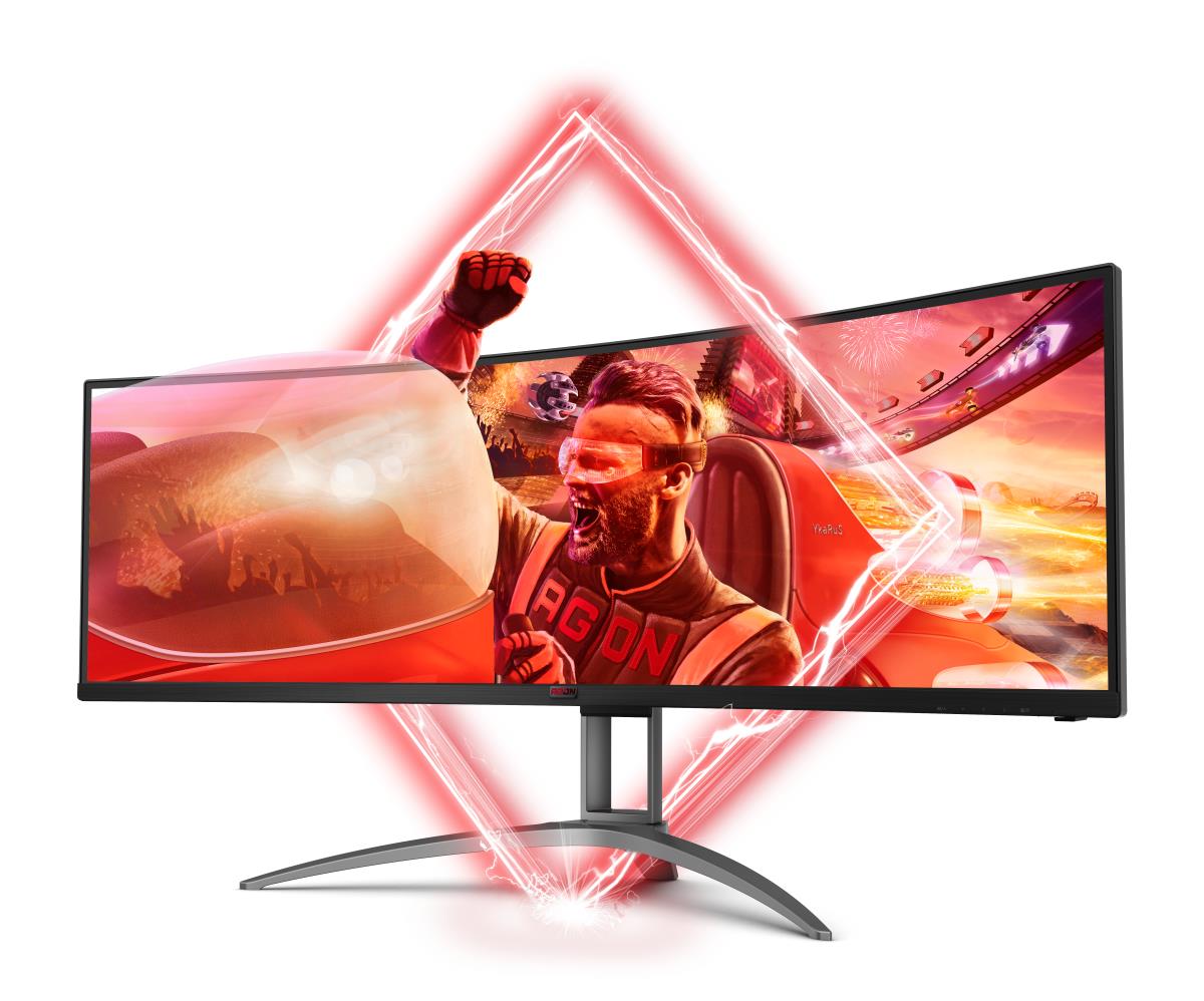 Curved Monitor - AG493UCX2 - 49in - 5120x1440 (Dual-QHD 5k) - 1ms 165Hz