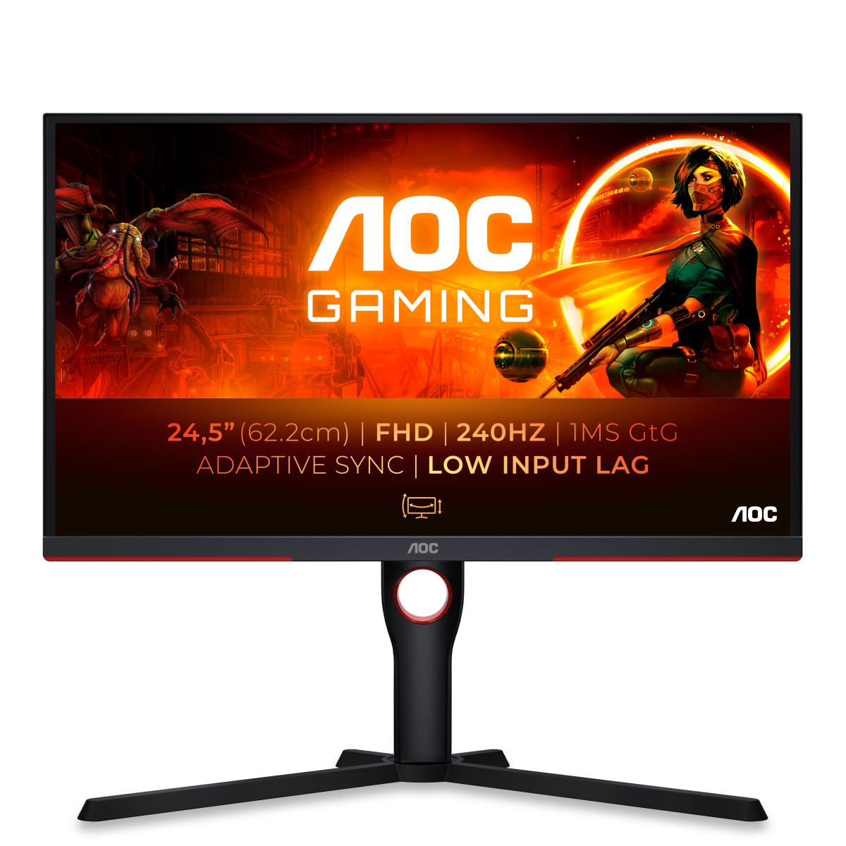 Gaming Monitor - 25G3ZM/BK - 25in - 1920x1080 (Full HD) - 1ms 240Hz